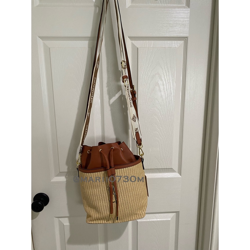 Steve Madden purse cog/multi bmayor crossbody DT618165 double straps removable - Picture 2 of 6